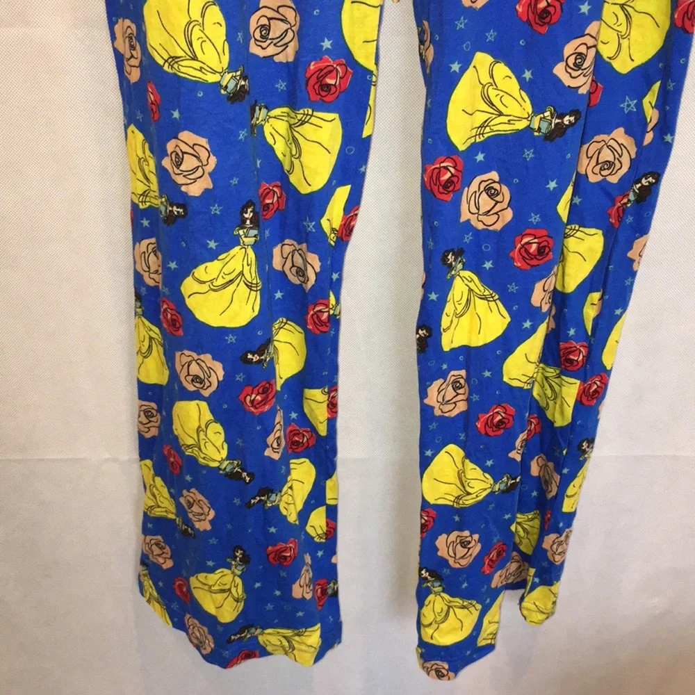 NWT Disney Princess adult Pajama Bottoms | Princess Belle | Size MD - Picture 2 of 7